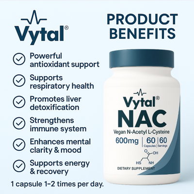 Vytal's NAC N Acetyl L Cysteine